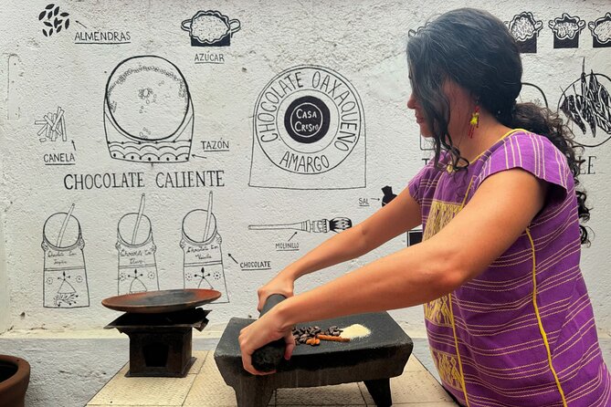 1 Hour Oaxacan Chocolate Making Class with Mole-making and Drinks - What you’ll make: mole sauce and hot chocolate from cacao to finish