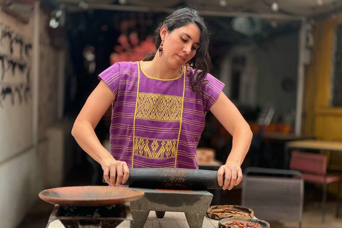 1 Hour Oaxacan Chocolate Making Class with Mole-making and Drinks - Price and value: $40 for a small-group, hands-on cocoa workshop