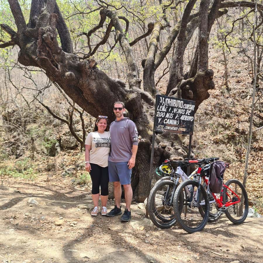 MTB Bike tour to the Monkey Tree + Bread Maker & Tule tree - Beyond the village: Santo Domingo Tomaltepec and Sierra Norte trails