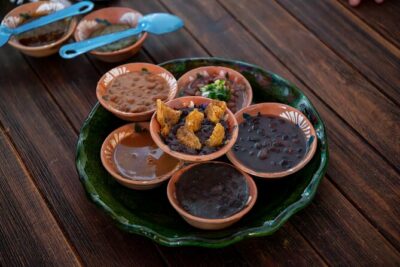 The Late Shift: Tasting Oaxaca, by Night - Tasty Start: Tortas, Tostadas, Clay-Pot Beans, and Cacao
