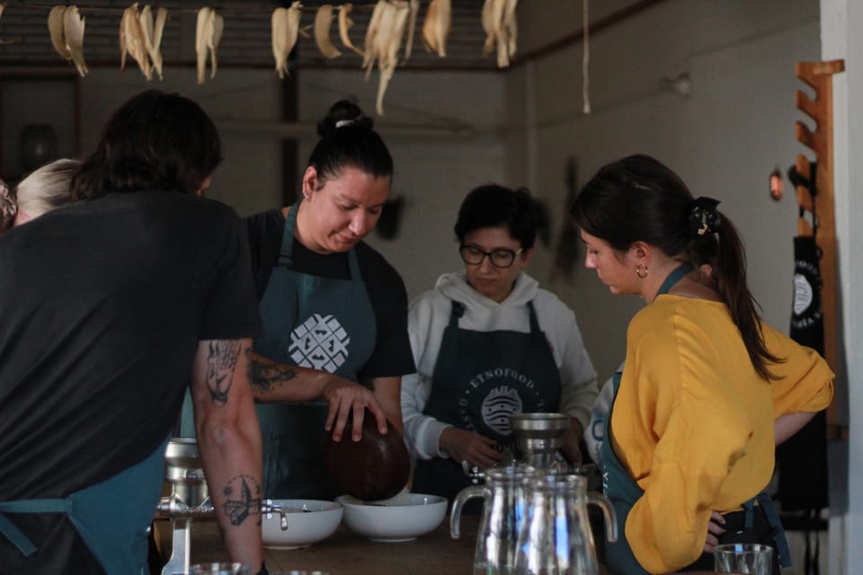✨Make chocolate to take home Oaxacan style ☕️✨ - Coffee or tea, snacks, and the tasting setup